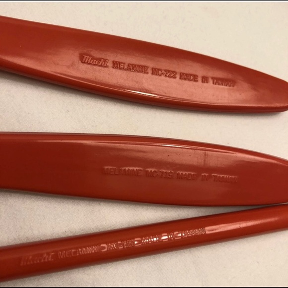 Machi Melamine Red Serving Utensils - Set of 3 - Picture 5 of 9